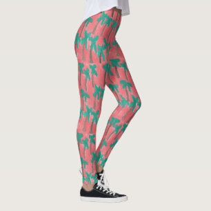 Leggings de Palmeiras de Aquarela