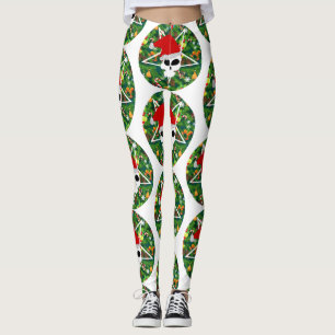 leggings de papais noeis de granizo