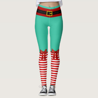 Leggings de Papais noeis Sexuais, Elf de Natal, Gn