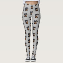 Leggings de papoila rottweiler