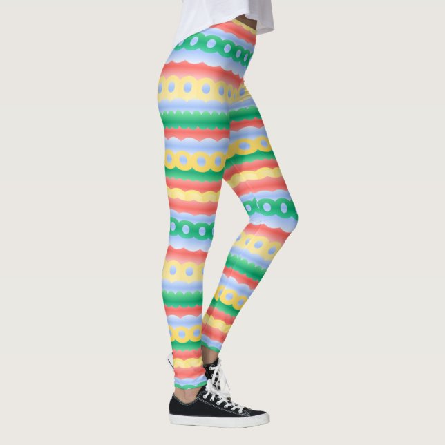 Leggings de páscoa As Calças De Ovos De Páscoa Per (Direita)
