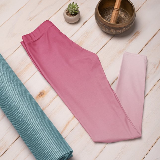 Leggings de Pastel Magenta Vibrante de Cor da Tend (Criador carregado)