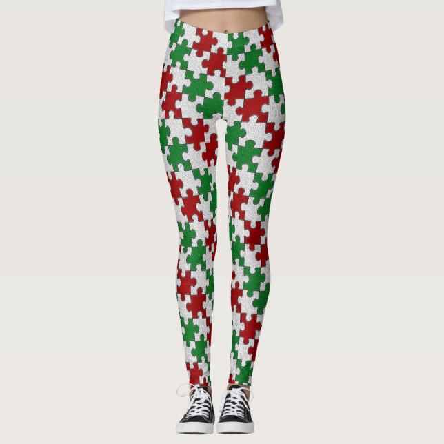 Leggings de peças de pintura de festas (Frente)