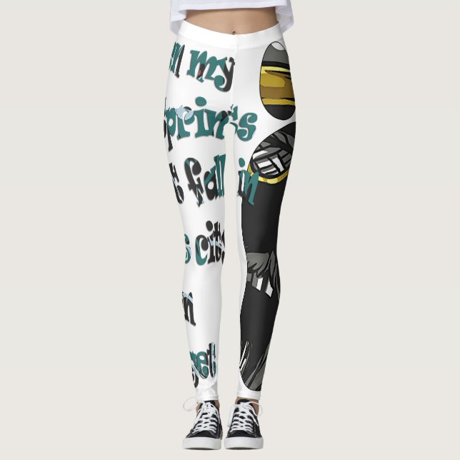 leggings de pegadas (Frente)