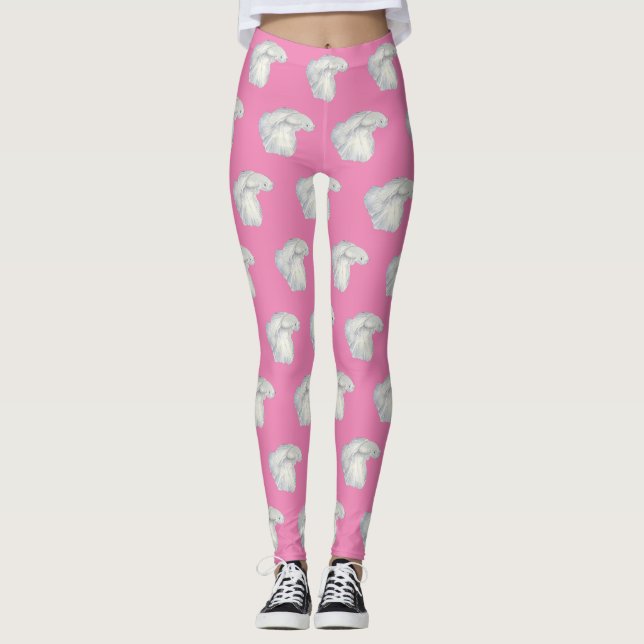 Leggings de Peixes Betta (Frente)
