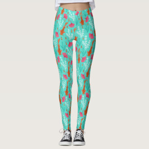 Leggings de peixes Koi