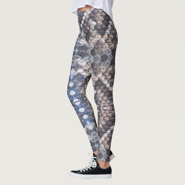 Leggings de pele de cobras-de-cascavel orientais (Esquerda)
