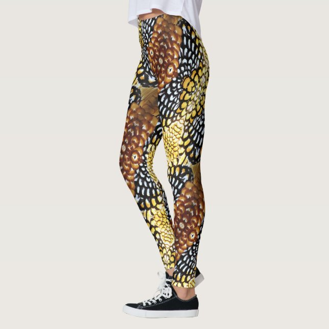 Leggings de penas faisões de Reeve - Design 2 (Esquerda)
