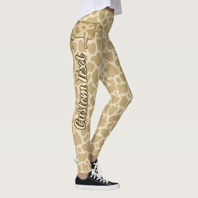 Leggings de perfis de vaca (Direita)