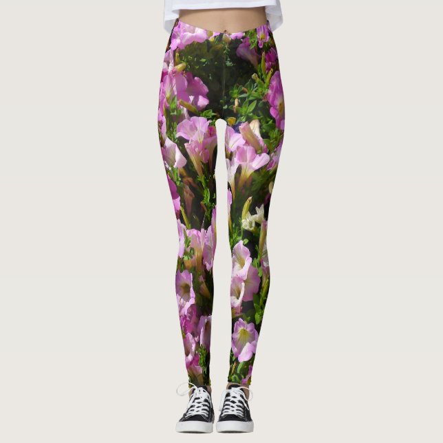 Leggings de Petunia rosa (Frente)