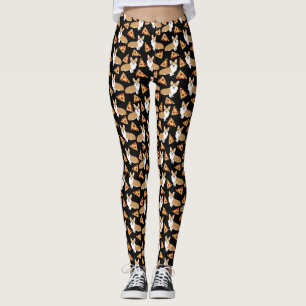 Leggings de pizza de Corgi