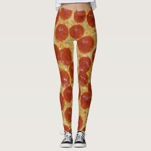 leggings de pizza de pepperoni