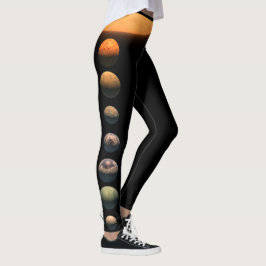 Leggings de Planetas da Galáxia