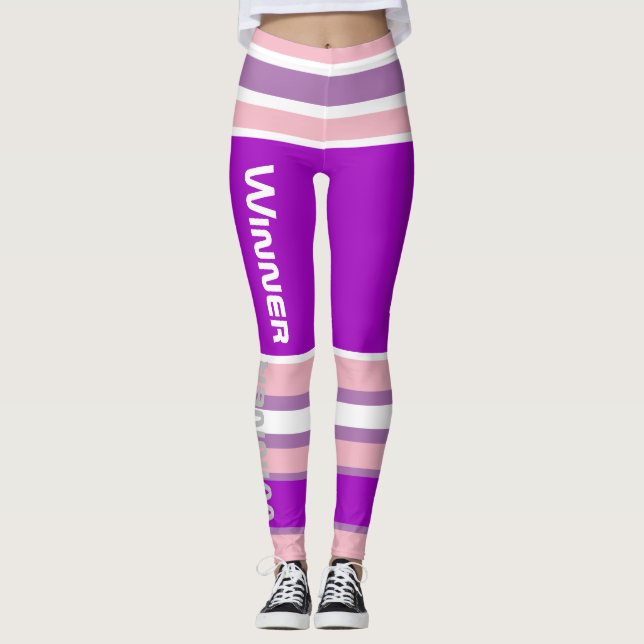 Leggings de Poder com Listras Funky (Frente)