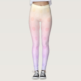 leggings de ponto pastel