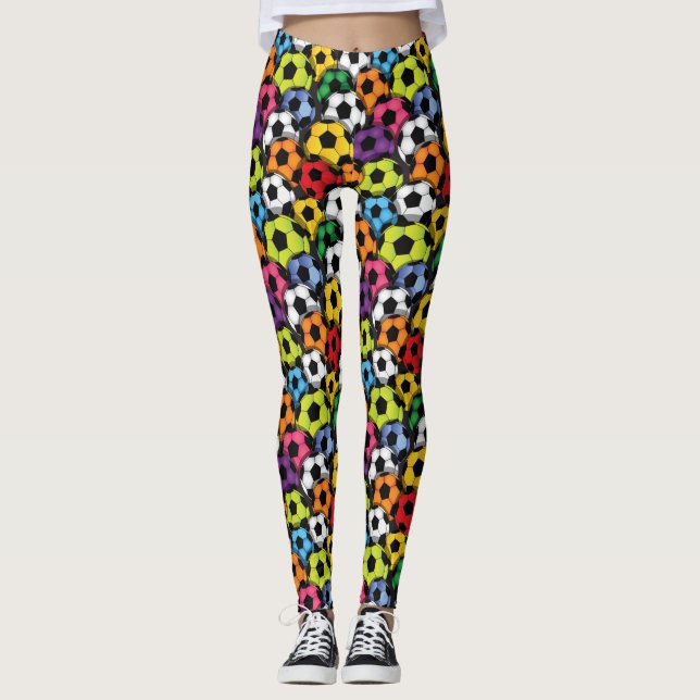 Leggings de Pop de futebol (Frente)