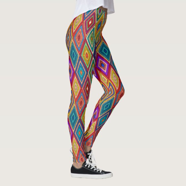 Leggings de Pop de Moda de Imagem Bordada (Direita)