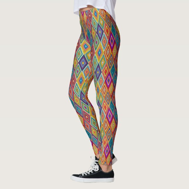 Leggings de Pop de Moda de Imagem Bordada (Esquerda)