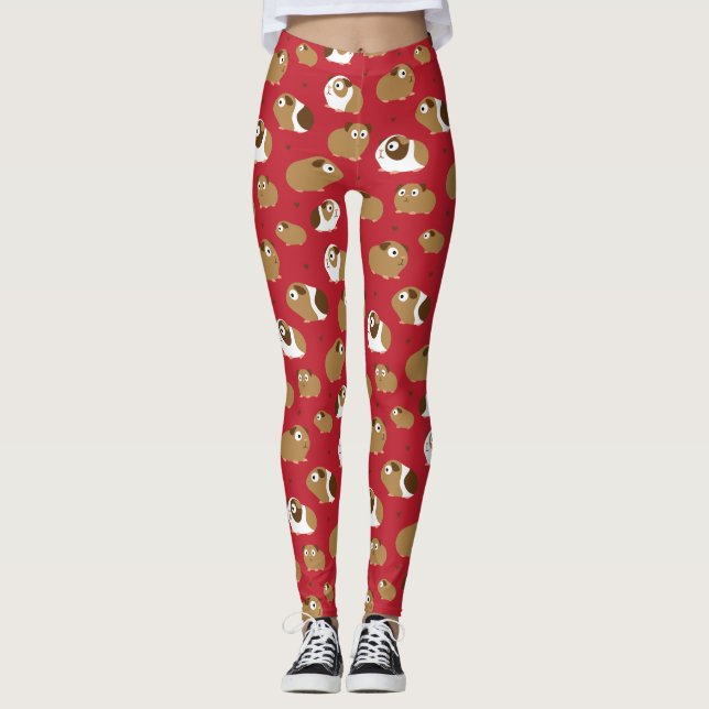 Leggings de porcos da Guiné (Frente)