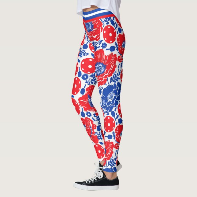 Leggings de potência de pickleball, Pickleball (Esquerda)