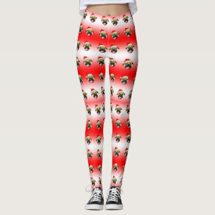 Leggings de Pug de Natal