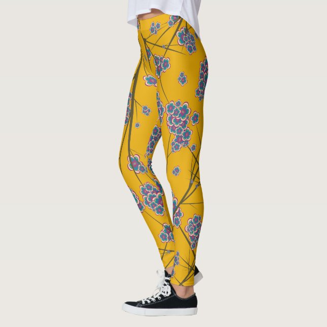 Leggings de ramos peculiares (Esquerda)