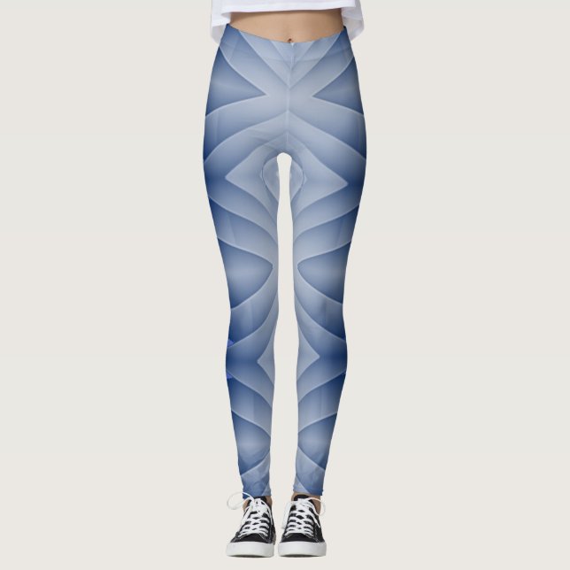 Leggings de "Ratti_Creative_Arts" azul giro de ten (Frente)