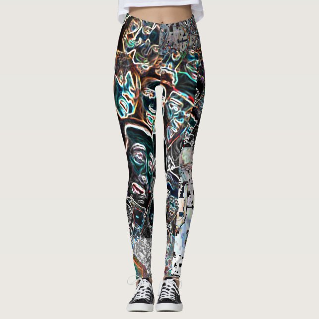 Leggings de Reconhecimento Antifacial Cyberdazze # (Frente)