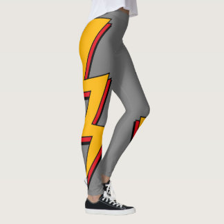 Leggings de Relâmpago de Super-Herói
