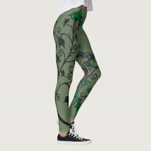 Leggings de reprodução de Ivy Elven Desenhada à