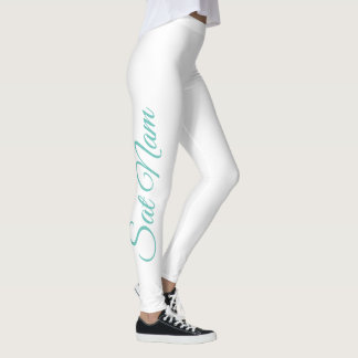 Leggings de script do Sat Nam Mantra