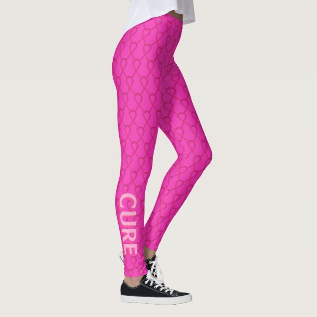 Leggings de Sensibilização Magneta Rosa (Direita)