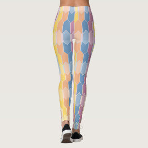 Leggings de setas coloridas