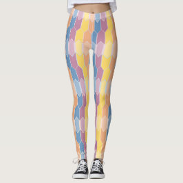 Leggings de setas coloridas