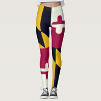 Leggings de Sinalizador do Estado de Maryland