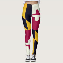Leggings de Sinalizador do Estado de Maryland