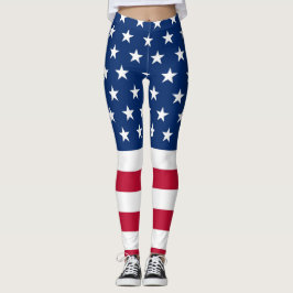 Leggings de Sinalizador dos Estados Unidos