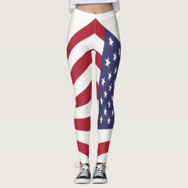 Leggings de Sinalizador dos Estados Unidos