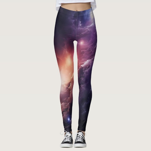 Leggings de Sinfonia da Galáxia Espacial (Frente)