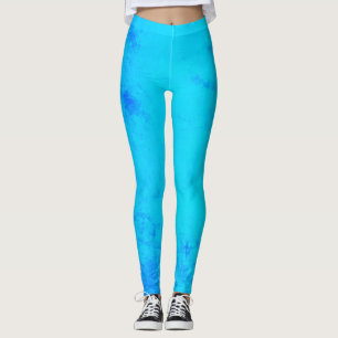 Leggings de sonho aquamarino