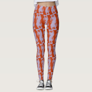 Leggings de Sonhos de Febre Y2K