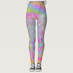 Leggings de Sonhos Psicodélicos Giratórios