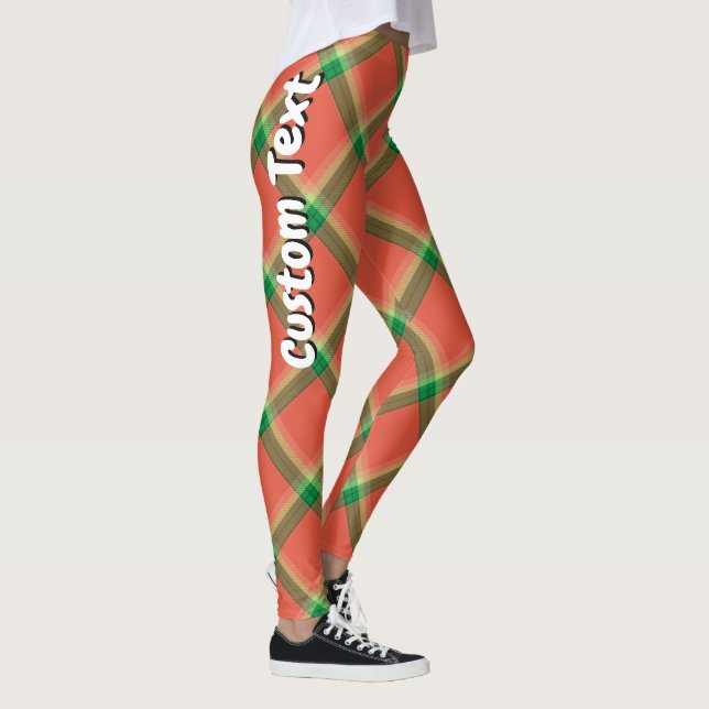 Leggings de Tartan de melancia (Direita)
