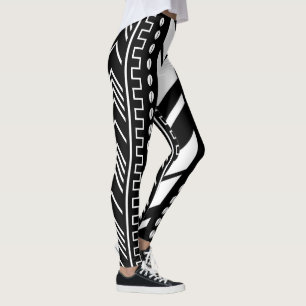 Leggings de tecidos africanos impressos