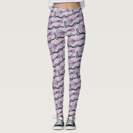 Leggings de teclas antigas