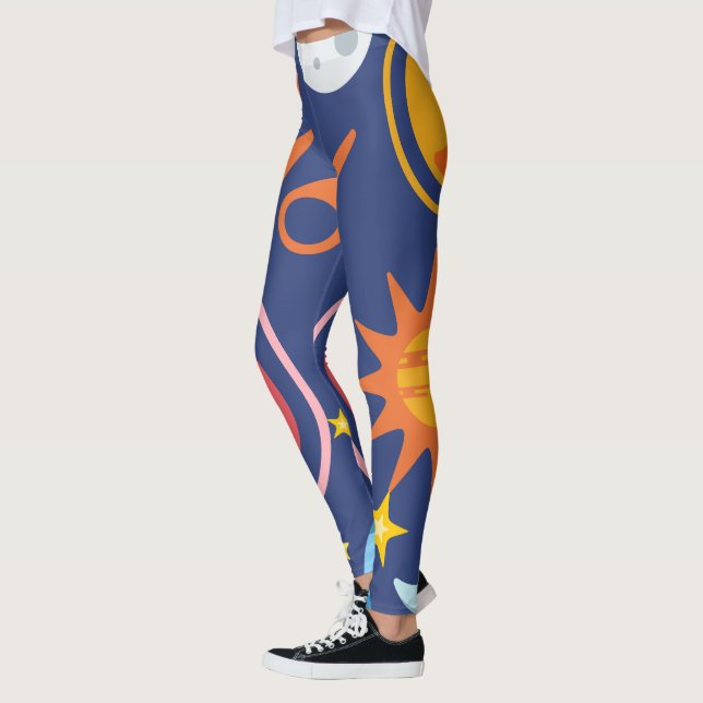 Leggings de temas espaciais (Esquerda)