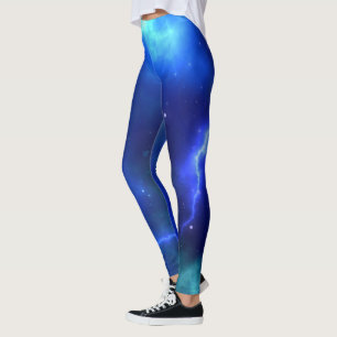 Leggings de tempestade de raios azuis