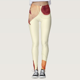 Leggings de teracotta de aquarela
