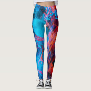 Leggings de tinta mista