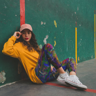 Leggings de tinta oleosa